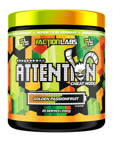 Faction Labs - Attention Cheat Mode - Golden Passionfruit