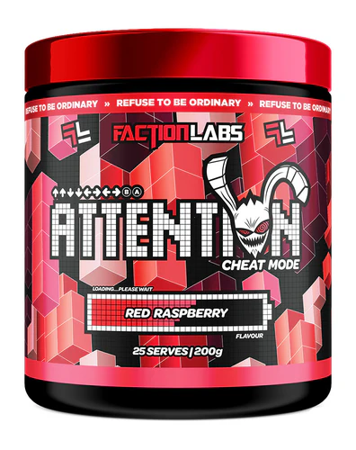 Faction Labs - Attention Cheat Mode - Red Raspberry