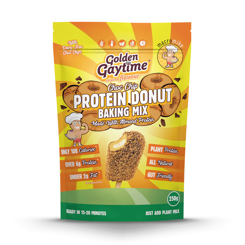 Macro Mike - Protein Donut Baking Mix - Golden Gaytime Choc Chip