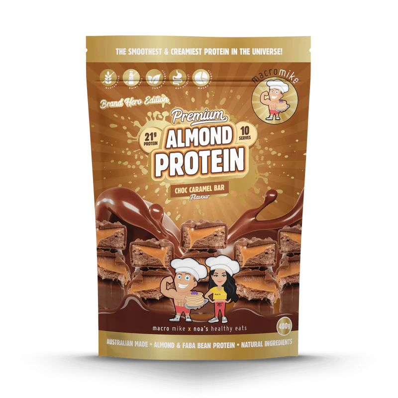 Macro Mike - Almond Protein - Choc Caramel Bar