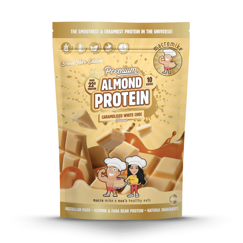 Macro Mike - Almond Protein - Caramelised White Choc
