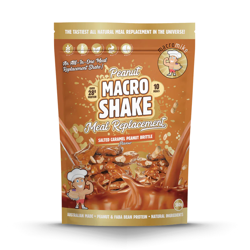 Macro Mike - Meal Replacement Shake - Salted Caramel Peanut Brittle 280g